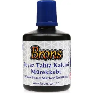 BRONS TAHTA KALEM MÜREKKEBİ MAVİ 100 ML BR-354