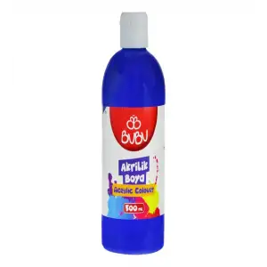 BU-BU AKRİLİK BOYA MAVİ 500 ML AKR-021