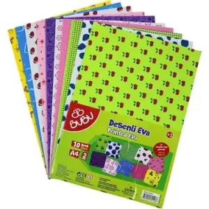 BU-BU DESENLİ EVA 20X30 CM 10 LU EV-0003