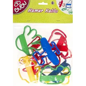 BU-BU OYUN HAMURU KALIBI 10 PRÇ 00001