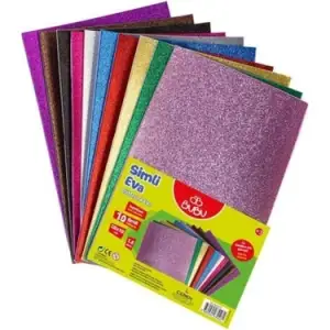 BU-BU SİMLİ YAPIŞ. EVA 20X30 10RENK 0038 (PKT-10)