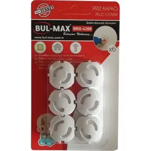 BUL-MAX PRİZ KAPAĞI 6 LI BMX-4288