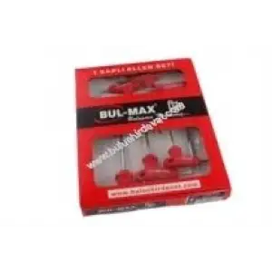 BUL-MAX T SAPLI TORX ALLEN SETİ 7 PARÇA BMX-1473 ALYAN