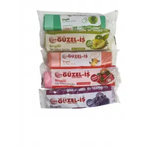 BÜZGÜLÜ ÇÖP POŞETİ ORTA10 LU SK-205 (KL-50 Lİ)