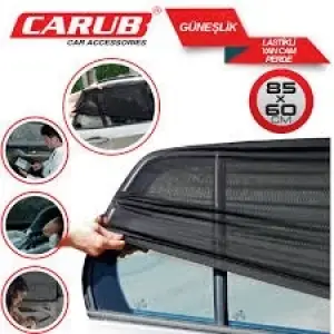 CARUB GÜNEŞLİK PERDE YAN CAM 85X60 CM 4955507