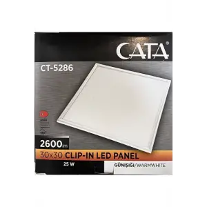 CATA PANEL LED 30X30 25 W S/A G.IŞIĞI CT-5286G