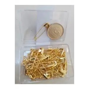 ÇATAL(ÇENGELLİ) İĞNE SARI              (PKT-20 Lİ)