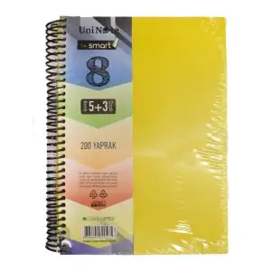 ÇINAR AYRAÇLI DEFTER I AM SMART 200 YP.A4 5+3