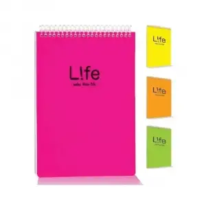 ÇINAR LIFE BLOKNOT PP KAP.SPİ.A5 40 YAPRAK ÇİZGİLİ