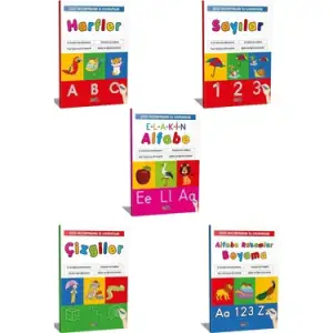 ÇİZGİ ALIŞTIRMALARI İLE ALFABE KAVRAM SETİ