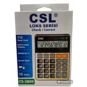 CSL HESAP MAKİNESİ CS-3809