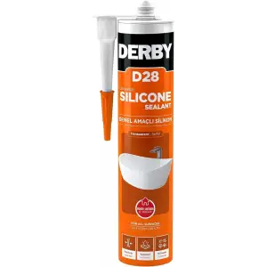 DERBY D28 SİLİKON 280 GR ŞEFFAF 84124