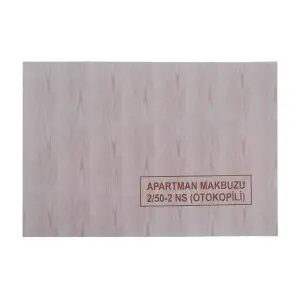 DİLMAN APARTMAN MAKBUZU 2/50 2N OTO.(PKT-12 Lİ)