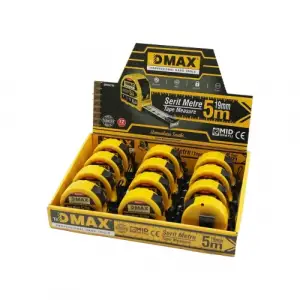 DMAX ŞERİT METRE 5X19 MM DMX-4746 (PKT-12 Lİ)