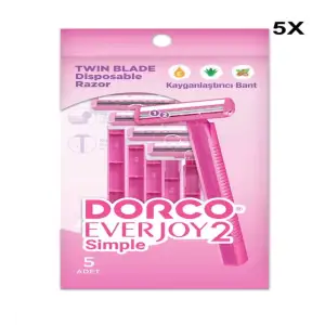 DORCO EVERJOY 2 TRAŞ BIÇAĞI 5 Lİ (PKT-20 Lİ)