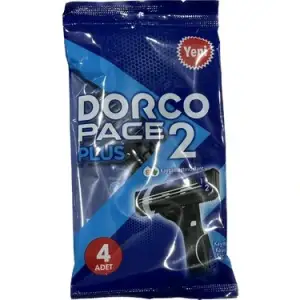 DORCO PLUS TEK TRAŞ BIÇAĞI 4 LÜ (PKT-12 Lİ)
