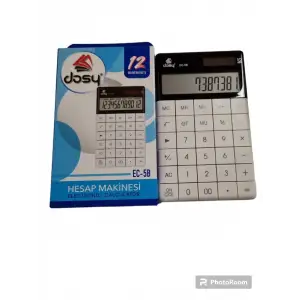 DOSY HESAP MAKİNESİ ORTA BOY BEYAZ EC-5B