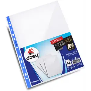 DOSY POŞET DOSYA ŞEFFAF TPJ-102 (PKT-100 LÜ)