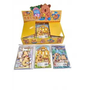 DRY STİCKER KİTABI SPİRALLİ DİSPLAY SARI(PK-18 Lİ)