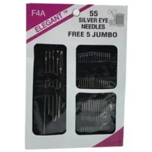 ELEGENT ZARFLI DİKİŞ İĞNE SETİ JUMBO 55 Lİ KF-635