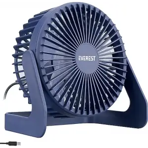 EVEREST MASA ÜSTÜ FAN USB LACİVERT EFN-505