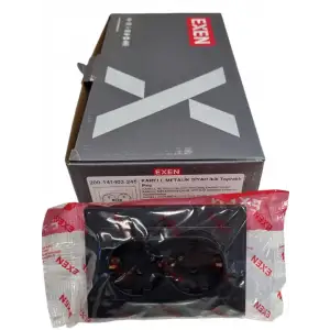 EXEN KAREL TOPRAKLI PRİZ İKİLİ M.SİYAH (PKT-6 LI)