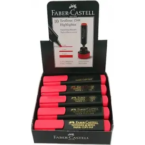 FABER FOSFORLU KALEM KIRMIZI (PKT-10 LU)