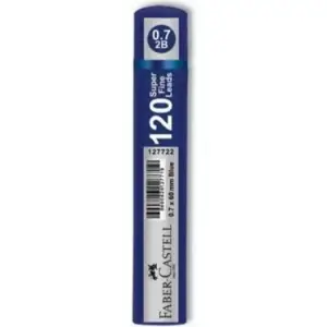FABER MAVİ TÜP GRİP MİN 0,7 2B 60MM 120Lİ (PK-12)
