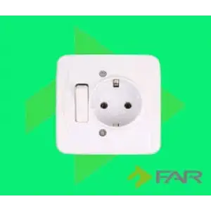 FAR TOPRAKLI PRİZ ANAHTARLI S/A F-143 (KT-15 Lİ)