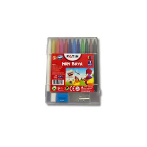 FATİH CRAYON MUM BOYA SİLGİ+KALEMTRAŞ 50130