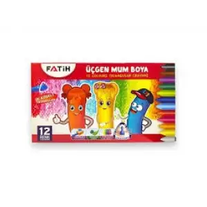FATİH CRAYON MUM BOYA ÜÇGEN 50290