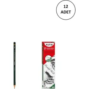 FATİH DERECELİ KALEM 4H (PKT-12 Lİ)