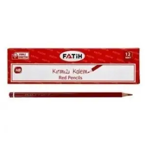 FATİH KIRMIZI KALEM HB 25010 (PKT-12 Lİ)