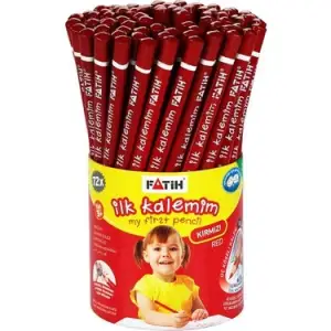 FATİH KIRMIZI KALEM ÜÇGEN İLK KALEMİM (PKT-72 Lİ)