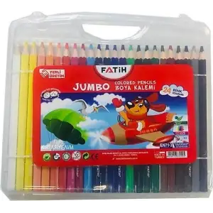 FATİH KURU BOYA JUMBO 24 RENK ÇANTALI