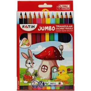 FATİH KURU BOYA JUMBO TRİANGULAR12 RENK
