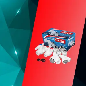 FIRAT BYC KOMBİ BAĞLANTI SETİ DİRSEKLİ MTL 8 PARÇA