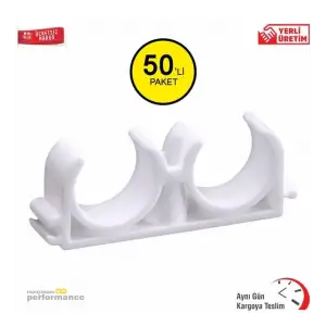 FIRAT PPR 20 MM ÇİFTLİ KELEPÇE (PKT-50 Lİ)