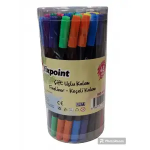 FİXPOİNT ÇİFT UÇLU KEÇ.KAL.FİNEL P-9240(PKT-48 Lİ)