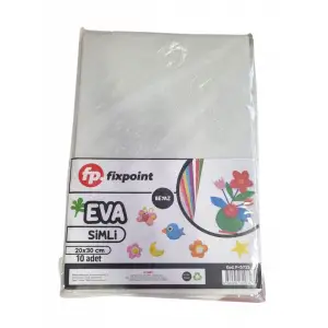 FİXPOİNT EVA SİMLİ A4 20X30 CM 10LU P-5732 BEYAZ
