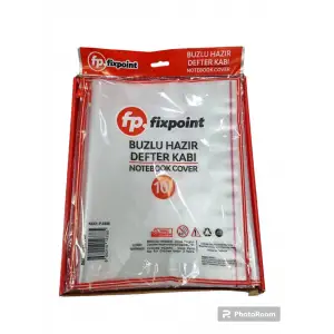 FİXPOİNT HAZIR DEFTER KABI ŞEFFAF P-3385 10 LU