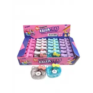 FİXPOİNT KALEMTRAŞ ÇİFTLİ KEDİCİK P-2144(PK-24 LÜ)