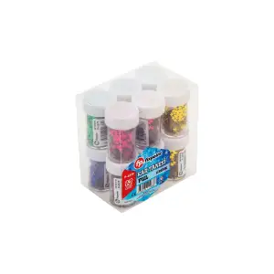 FİXPOİNT KAR TANESİ PUL 6 RENK P-6379 (PKT-12 Lİ)