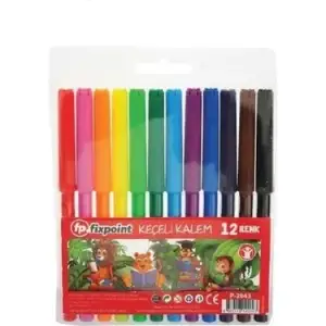FİXPOİNT KEÇELİ KALEM P-2081 12 Lİ (PKT-12 Lİ)
