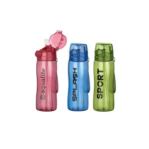 FİXPOİNT MATARA PİPETLİ DESENLİ 750 ML P-7390 (80