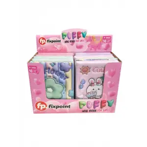 FİXPOİNT NOT DEFTERİ PUFFY KIZ P-3455(PKT-10 LU)