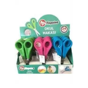 FİXPOİNT OKUL MAKASI P-0469 (PKT-24 LÜ)