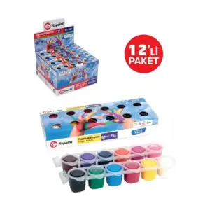 FİXPOİNT PARMAK BOYASI 25 ML 12 RENK P-0912