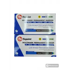 FİXPOİNT PERMANENT KALEM M MAVİ P-0226 (PKT-12 Lİ)