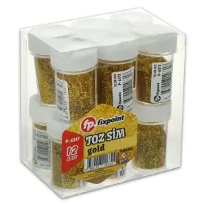 FİXPOİNT TOZ SİM TUZLUKLU TEK RENK ALTIN P-6317